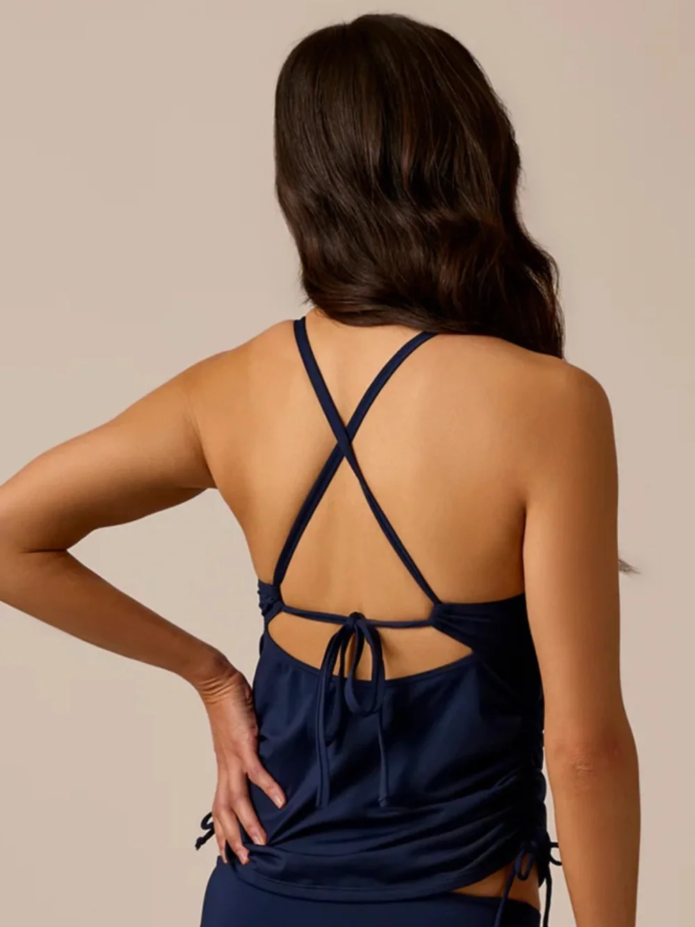 Carve Designs Navy Camari Tankini - Picture 4 of 10